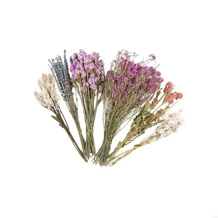 Ensemble cadeau literie florale séchée