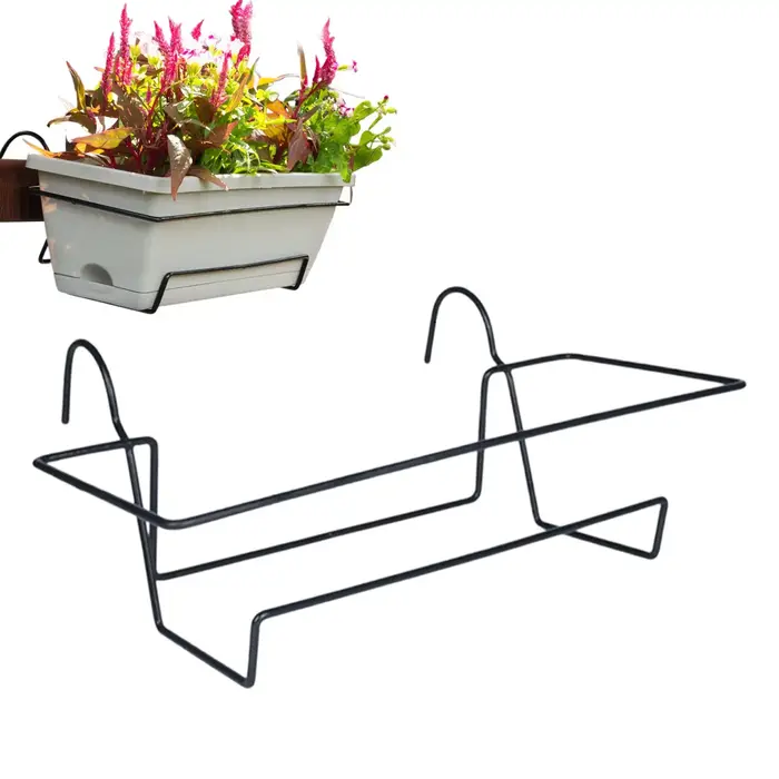 Support de jardinière encastré pour rebord de fenêtre