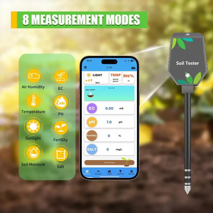 Testeur de sol Bluetooth intelligent