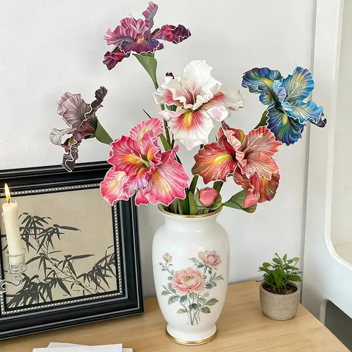 Fleurs artificielles fausses