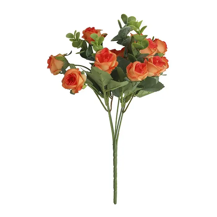 Fleurs artificielles, roses en soie, bouquets de mariage, décoration de table pour la maison, festiv