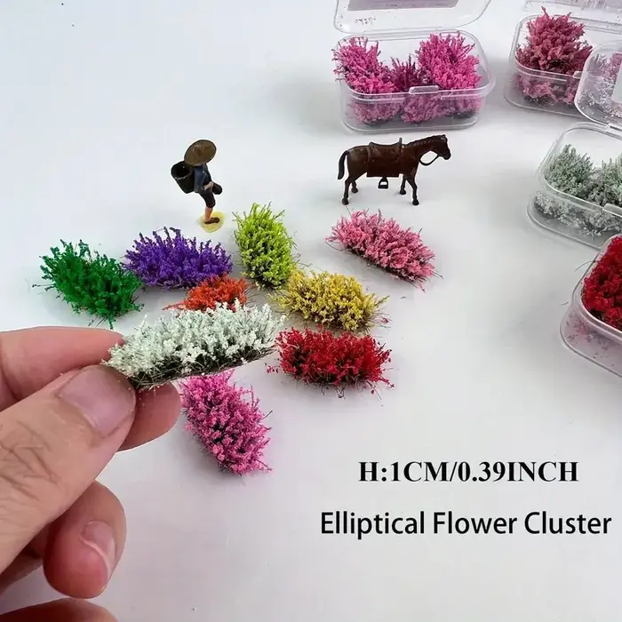 Grappe de fleurs miniatures pour Micro Simulation de paysage