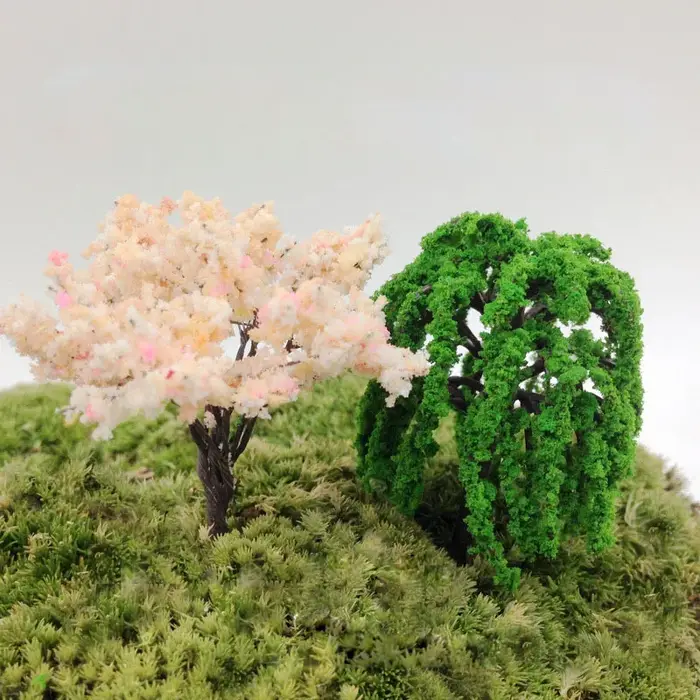 Arbre Rose Artificiel, Saule Miniature