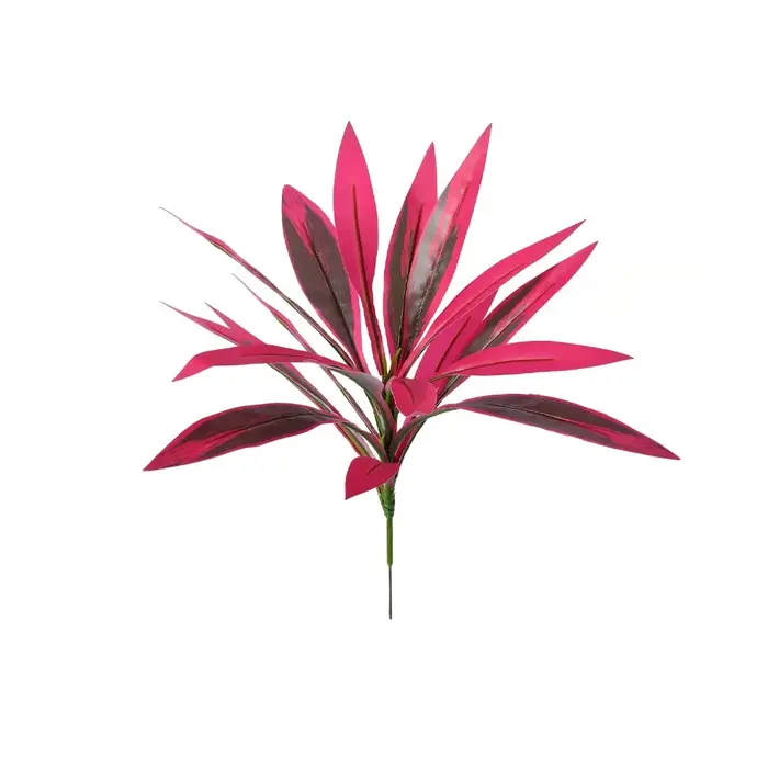 Arbre artificiel en plastique Dracaena, plantes tropicales artificielles réalistes et vibrantes, feu