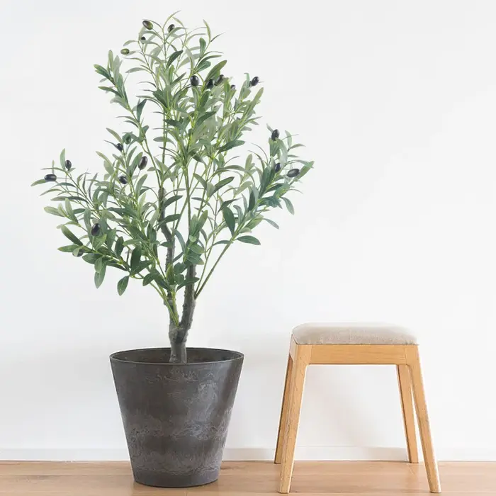 Olive artificielle Uflower avec Pot