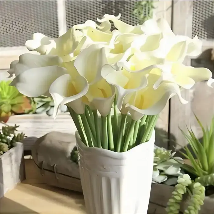 Simulation de fleur de lys Calla en PU
