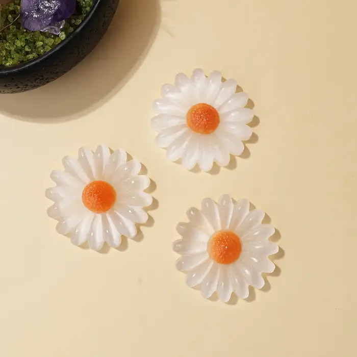 Fleur de sélénite blanche en cristal naturel
