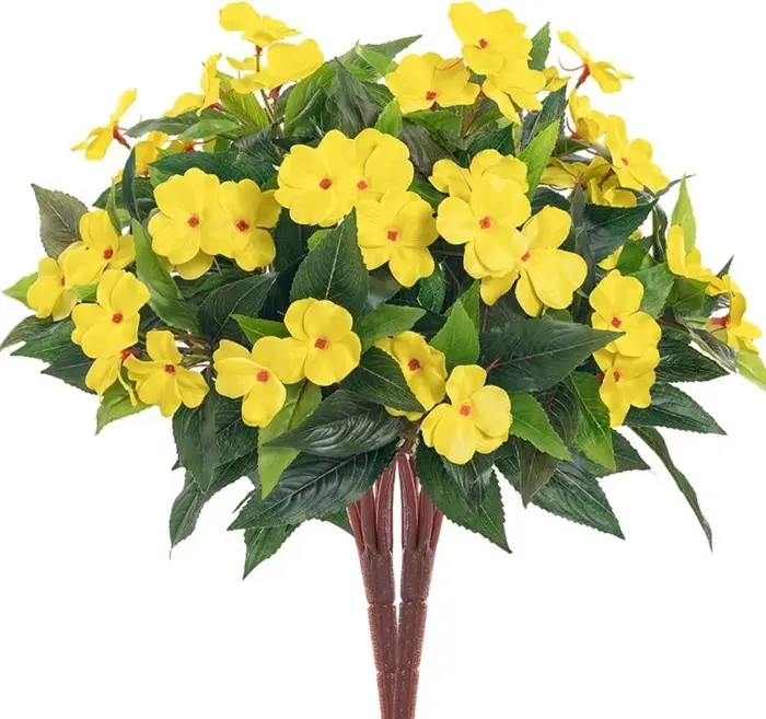 Fleur artificielle en soie Hibiscus pour la décoration de la maison