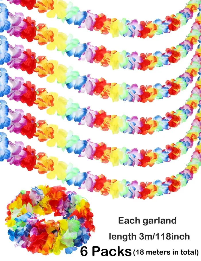 Guirlande de fleurs tropicales Lei