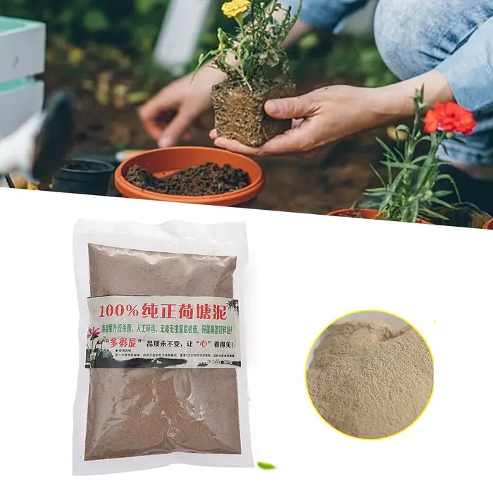 200g naturel Lotus étang boue jardin furtile aquatique bonsaï fleur sol nutritif pour bol spécial Lo