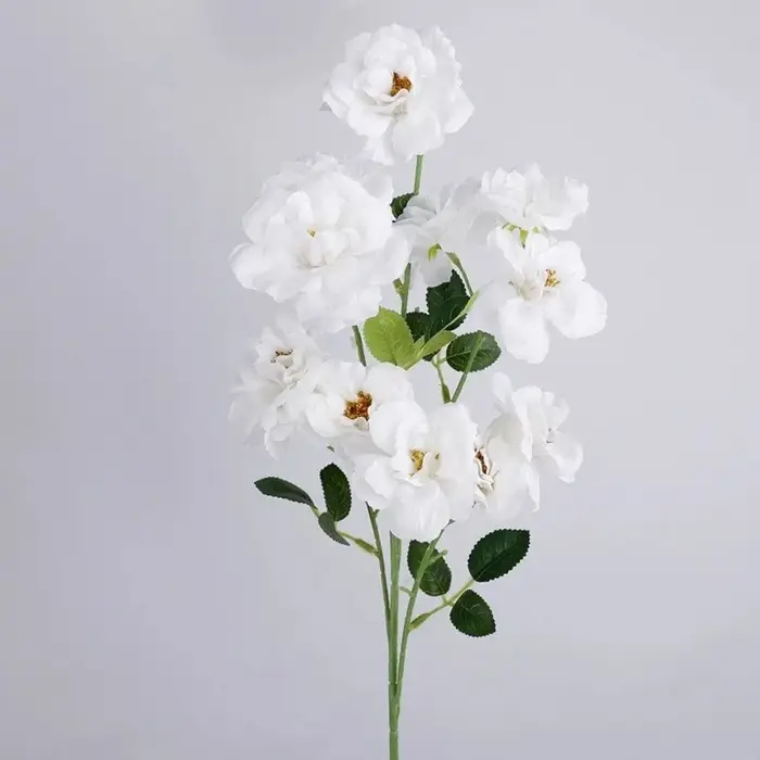 Rose artificielle réaliste au toucher naturel