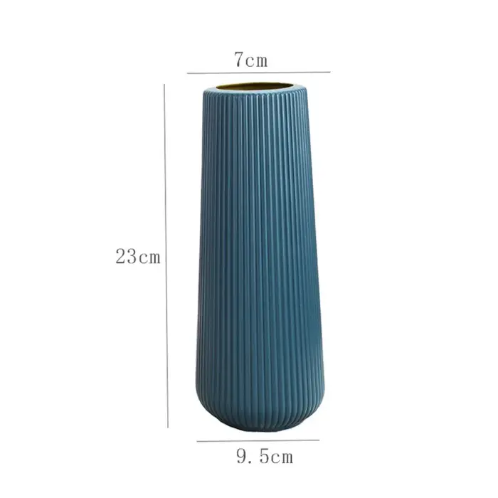 Vase à Fleurs en Plastique de Style Nordique