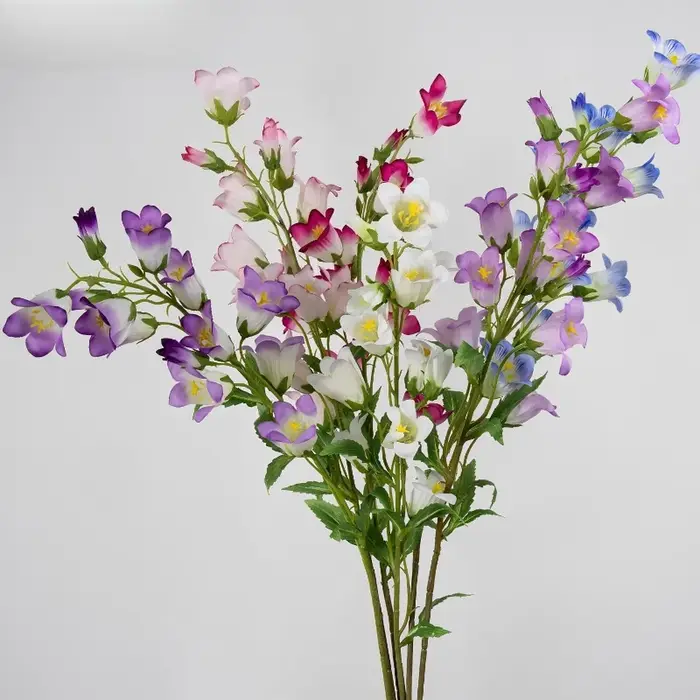 12 pièces de fleurs artificielles en soie