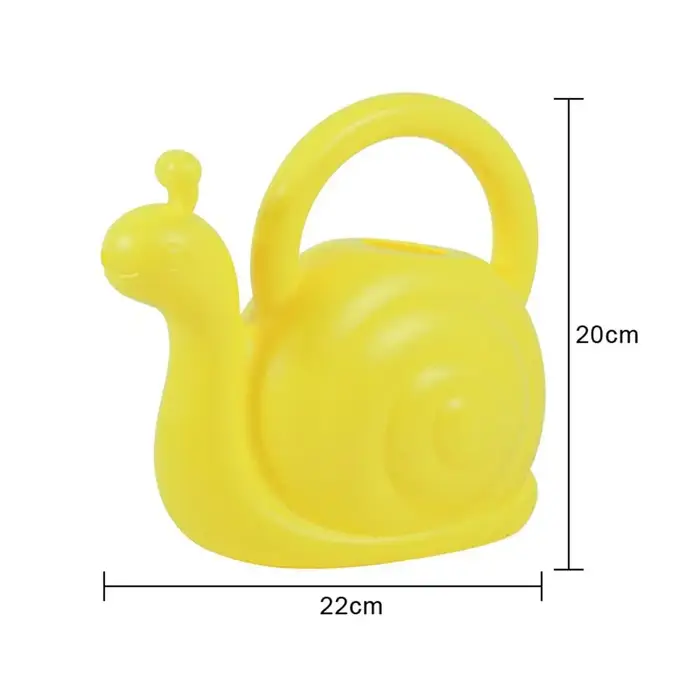 Arrosoir en plastique en forme d'escargot