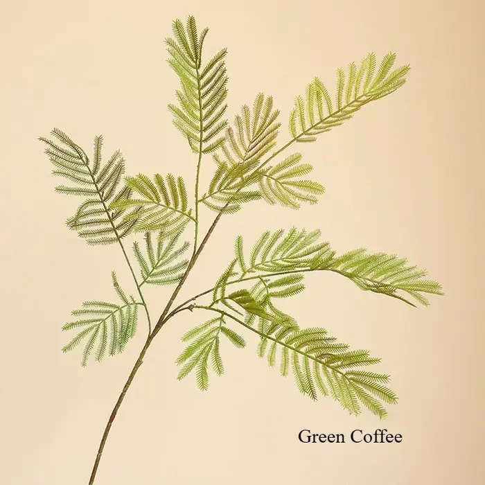 Plante de Mimosa Artificielle pour Centre Commercial Rustique