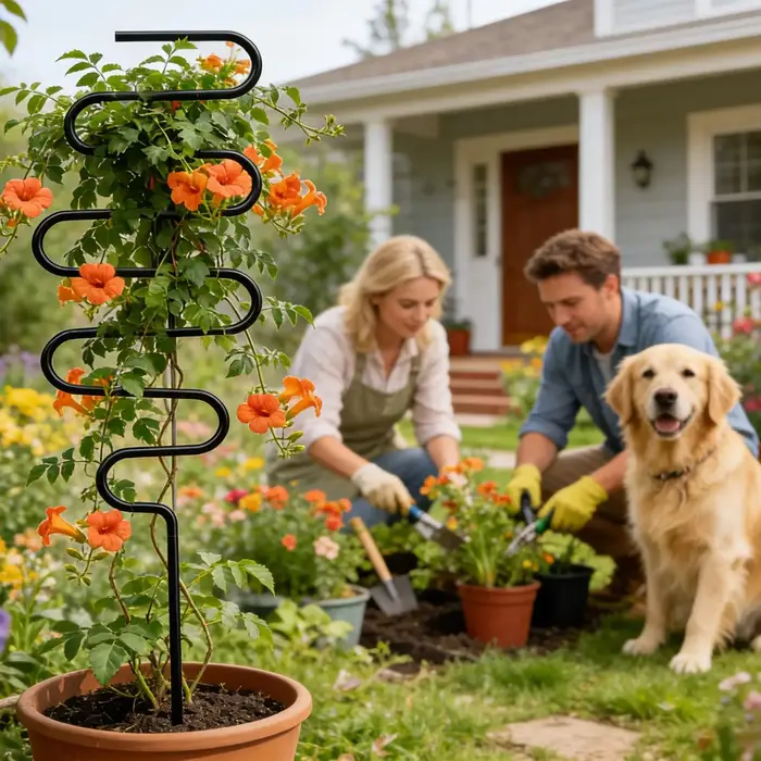 Piquets de Support pour plantes en métal
