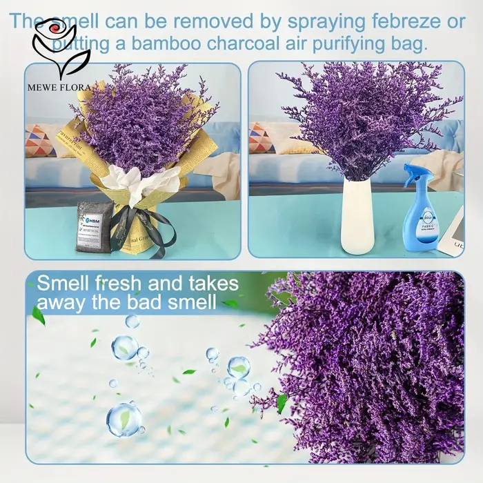 Bouquets de Limonium vaccés Naturels