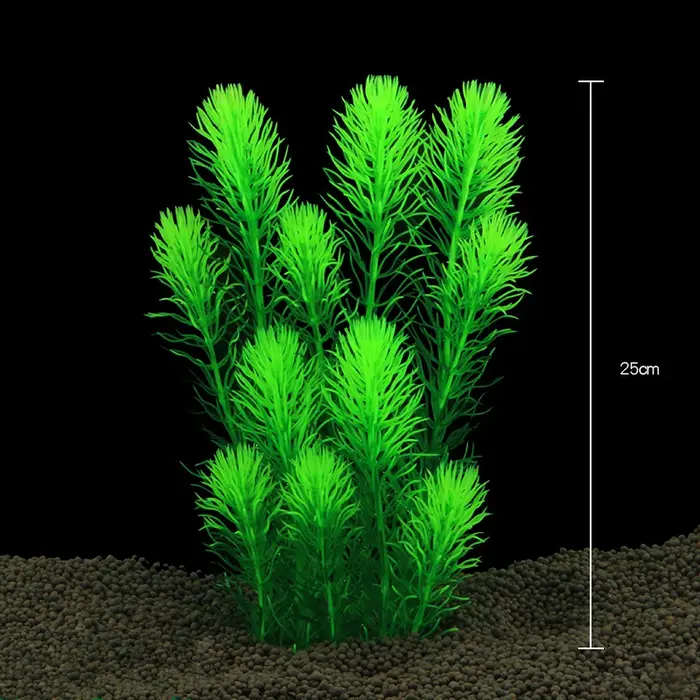 Plantes artificielles de décoration d'aquarium