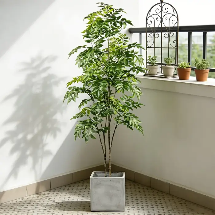 76/140cm 29. 92/ 55. Arbre artificiel banyan tropical de 12 pouces