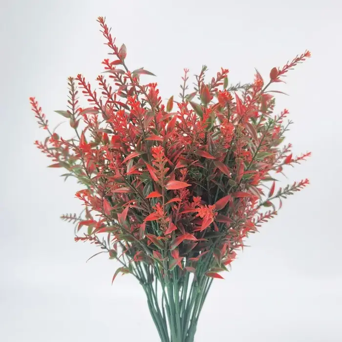 Fausse plante de lavande artificielle en plastique, 3/5/10 pièces, décoration de jardin extérieur po
