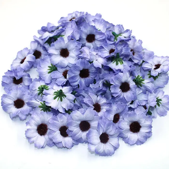 Mini fleur de soie multicolore
