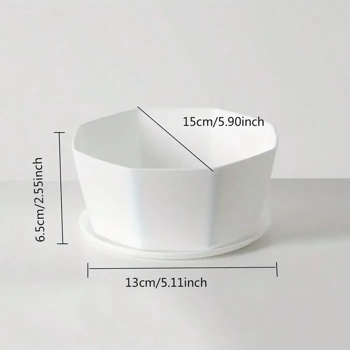 Pots de fleurs d'intérieur en plastique