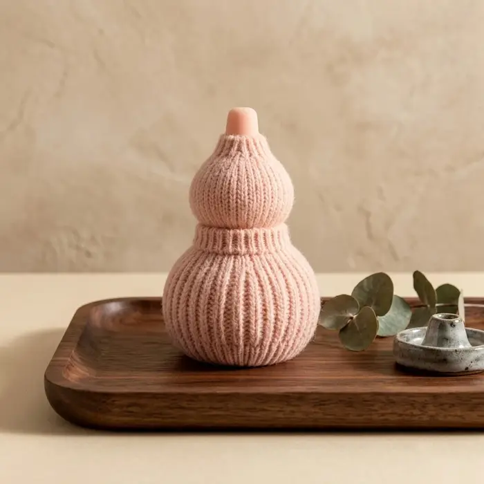 Figurine artistique en forme de calebasse