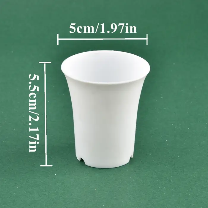 Mini pot de fleurs pour plantes succulentes, épaissi, réutilisable, pot de semis de jardin, pépinièr