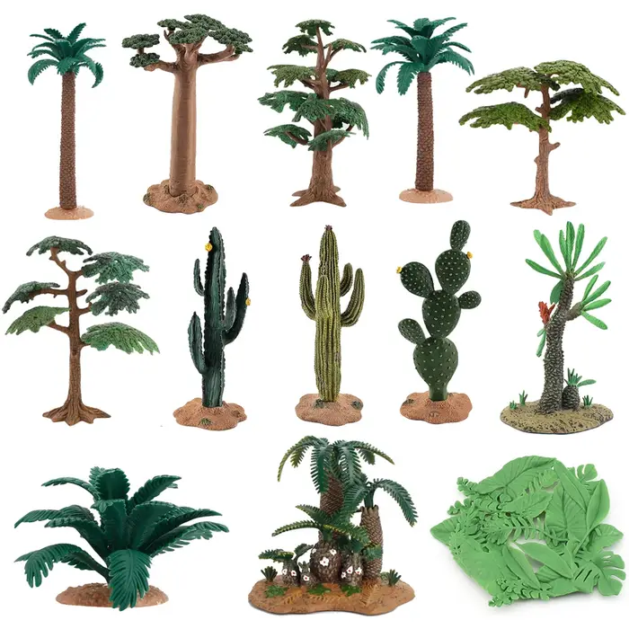 Arbres miniatures pour décoration de paysage