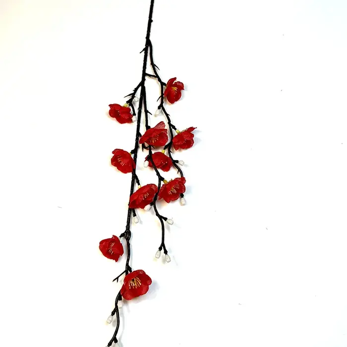 Simulation de fleurs en soie
