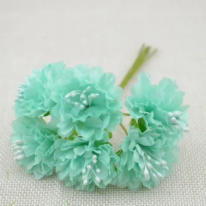 Bouquet de fleurs artificielles en soie