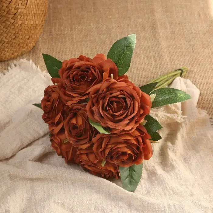 Bundle de fleurs artificielles à mille couches