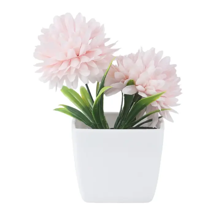 Pot de fleurs artificielles en plastique