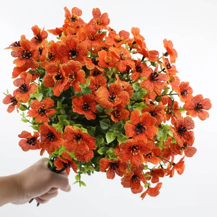 Bouquet de fleurs artificielles d'orchidées