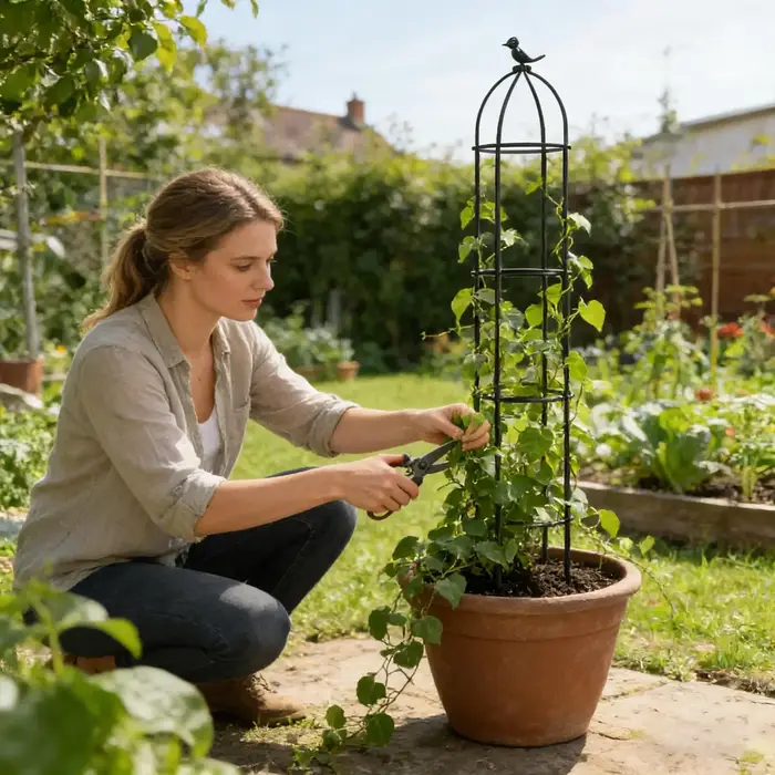 Treillis de jardin pour plantes grimpantes