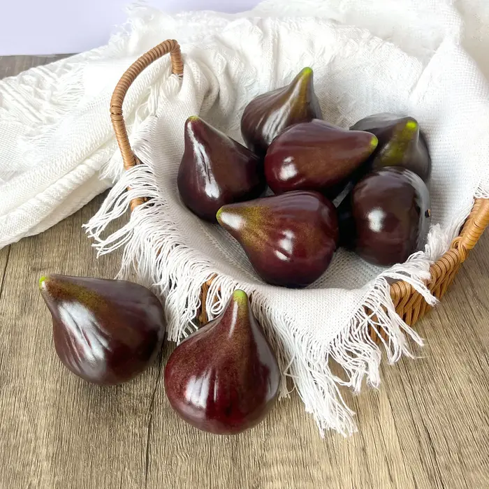 Figues artificielles, artisanat pur, présentoir de fruits et légumes, modèle d'accessoire de Pose, 8