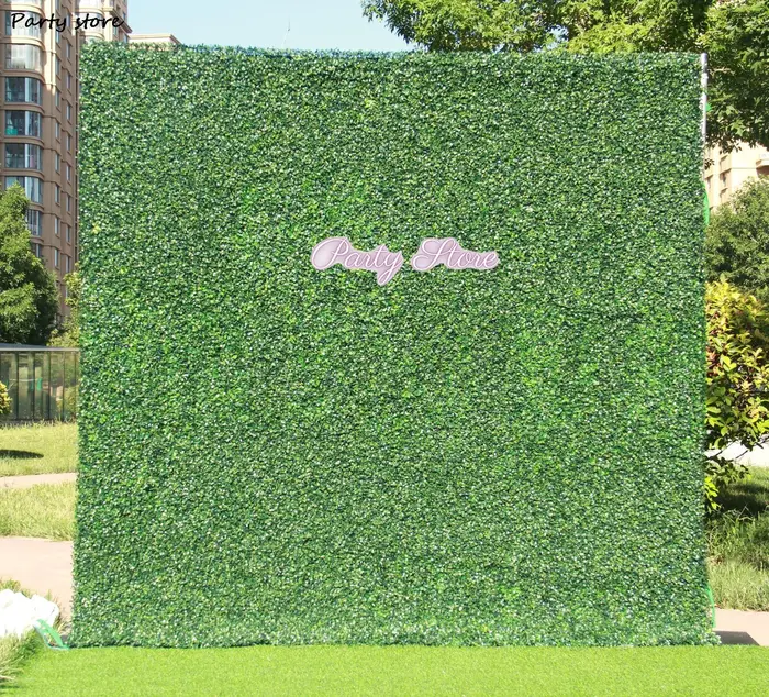 Mur de fleurs artificielles pour mariage, rose d'automne, toile de fond, tissu floral, plante verte,