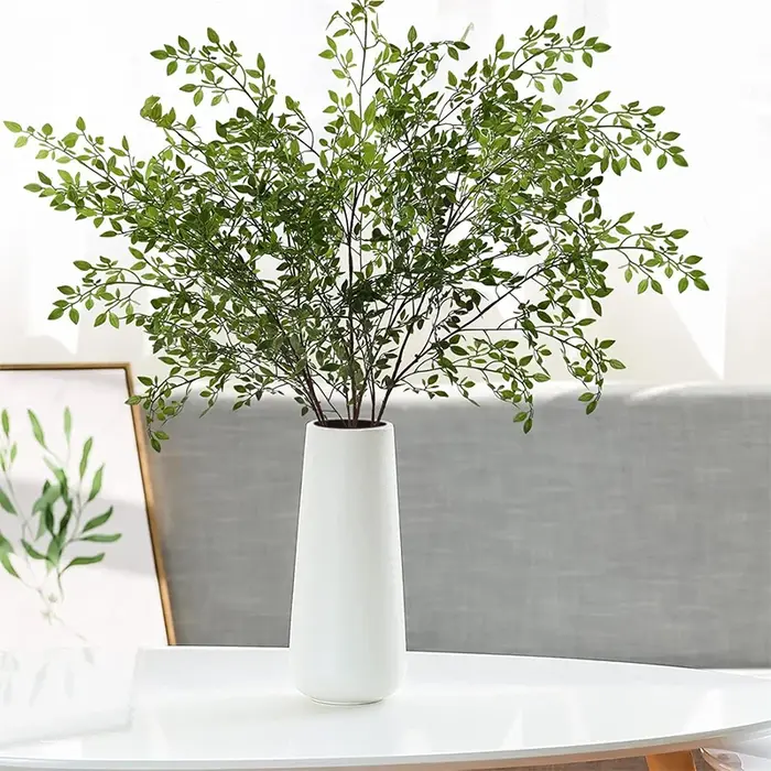 Plante verte artificielle de 43.3 pouces