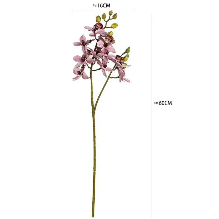 Branches de Phalaenopsis artificielles à 2 fourchettes