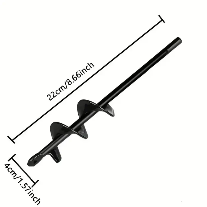 LUSQI-Perceuse hélicoïdale pour vecdes légumes, foret de fleurs, tournevis pour jardin, plantation d