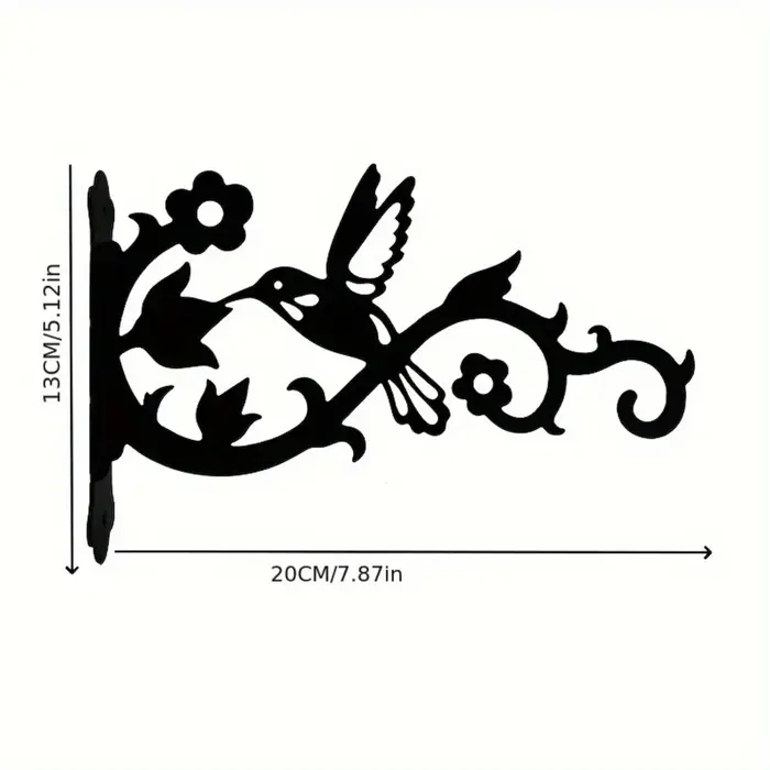 1PC Crochet mural élégant en fer de style européen