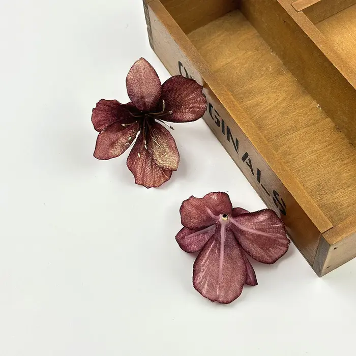 10 têtes de fleurs d'amarille artificielles rétro de 8 cm, fleurs en soie, accessoires pour arrangements de vases et guirlandes, décoration de mariage et de maison.