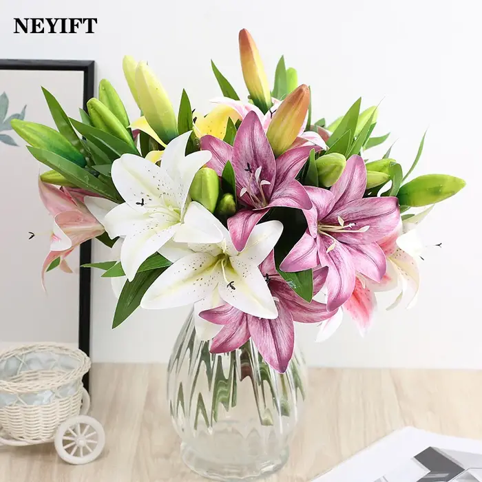 Bouquet de fausses fleurs artificielles de 41cm