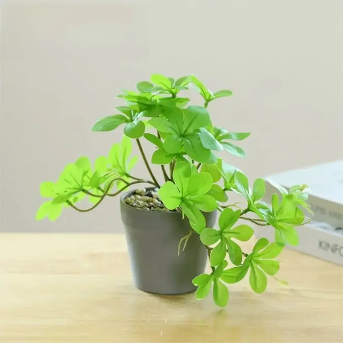 Bonsaï artificiel, plante artificielle avec pot