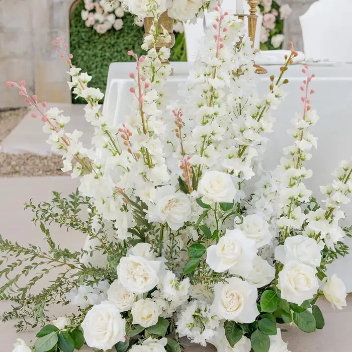 Fleurs artificielles Delphinium de 32 pouces de long
