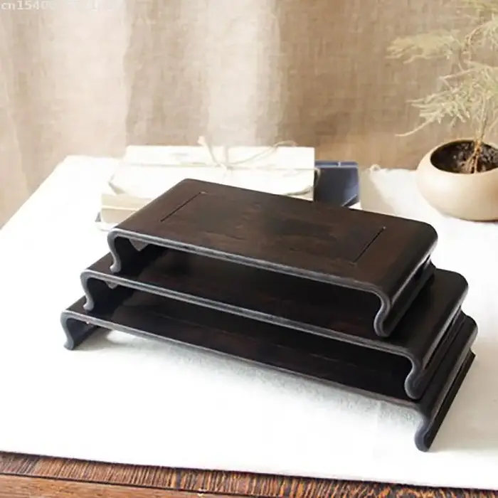 Support de présentation en bois (5 types) pour plantes