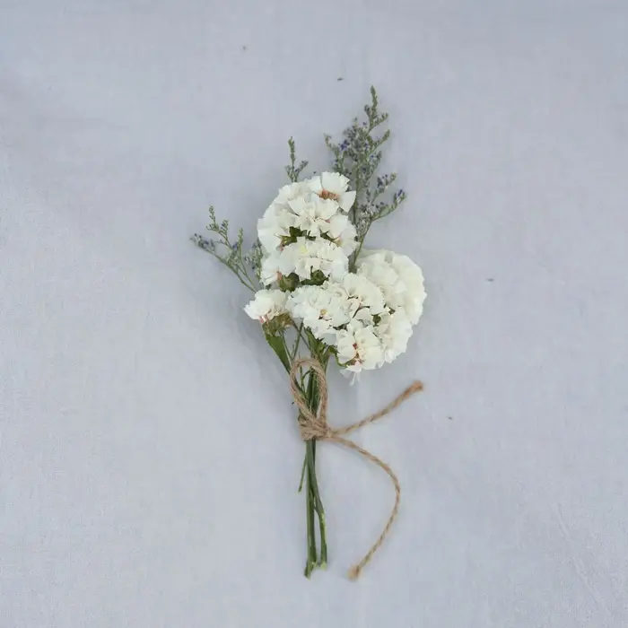 Bouquet de fleurs séchées rustiques classiques, accessoires de photographie esthétiques, décorations