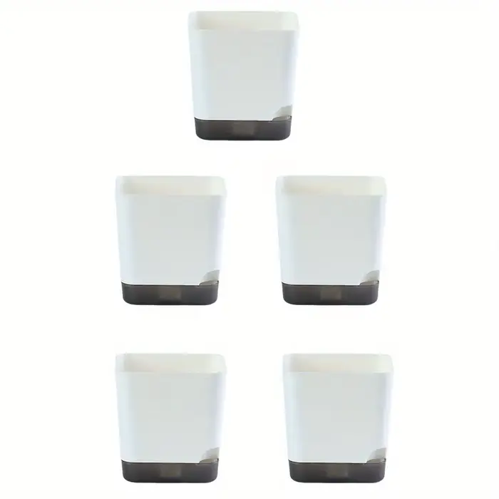Pot de plantes à arrosage automatique, jardinières de fleurs, Pots de fleurs modernes avec réservoir