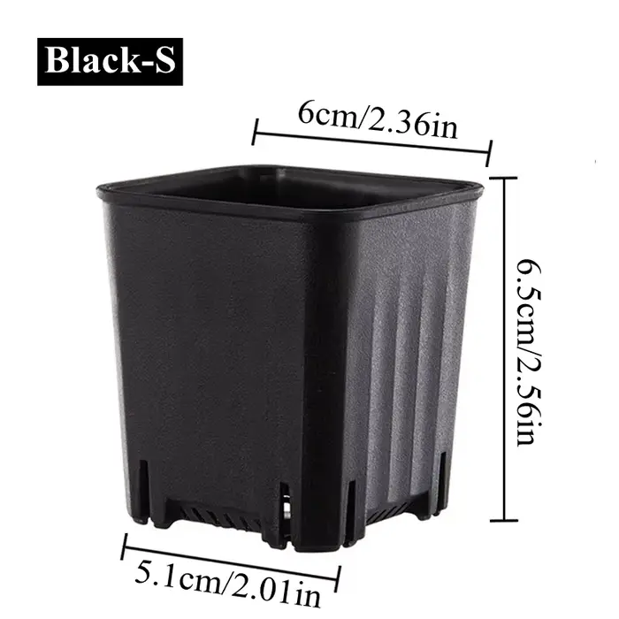 5/10/20 pièces petit Pot de fleurs carré épaissi fleur plantes succulentes pépinière grandir Pot Min