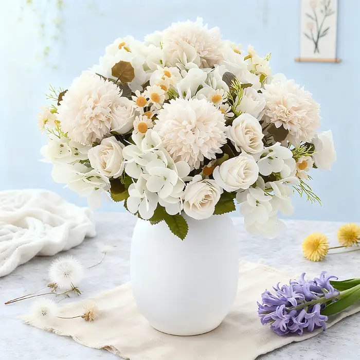 Fleurs artificielles de camomille pour la maison